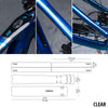 Kit protector de marco transparente Dyedbro