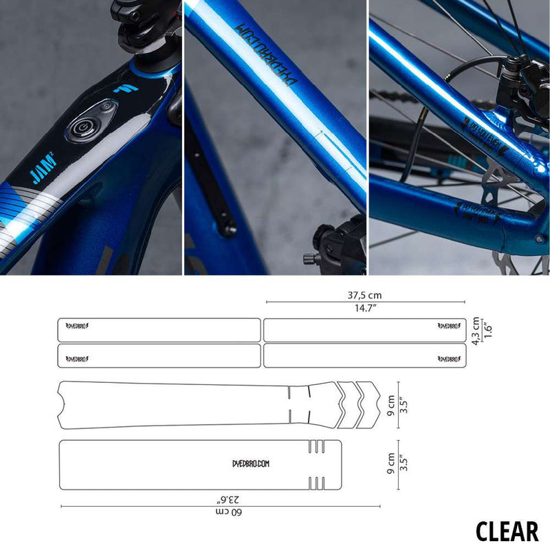 Kit protector de marco transparente Dyedbro