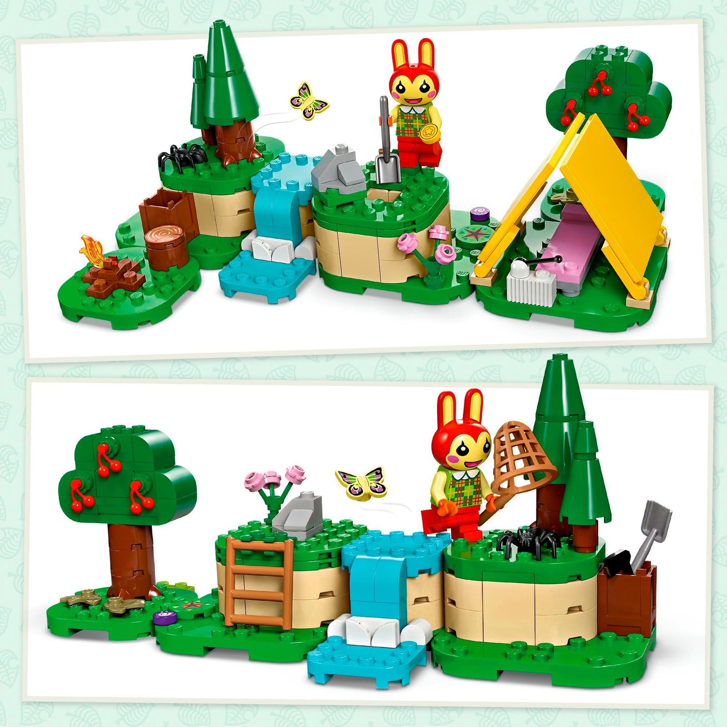 Lego animal crossing - kamperen met bunnie constructiespeelgoed (77047)