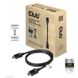 Club 3d gecertificeerde ultra high speed hdmi 2.1 kabel (zwart, 1 meter, 8k) - afbeelding 1