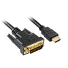 Sharkoon hdmi > dvi-d adapter (zwart, 2 meter, dual-link)