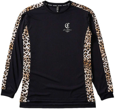 Loose riders leopard - women's long sleeve jersey