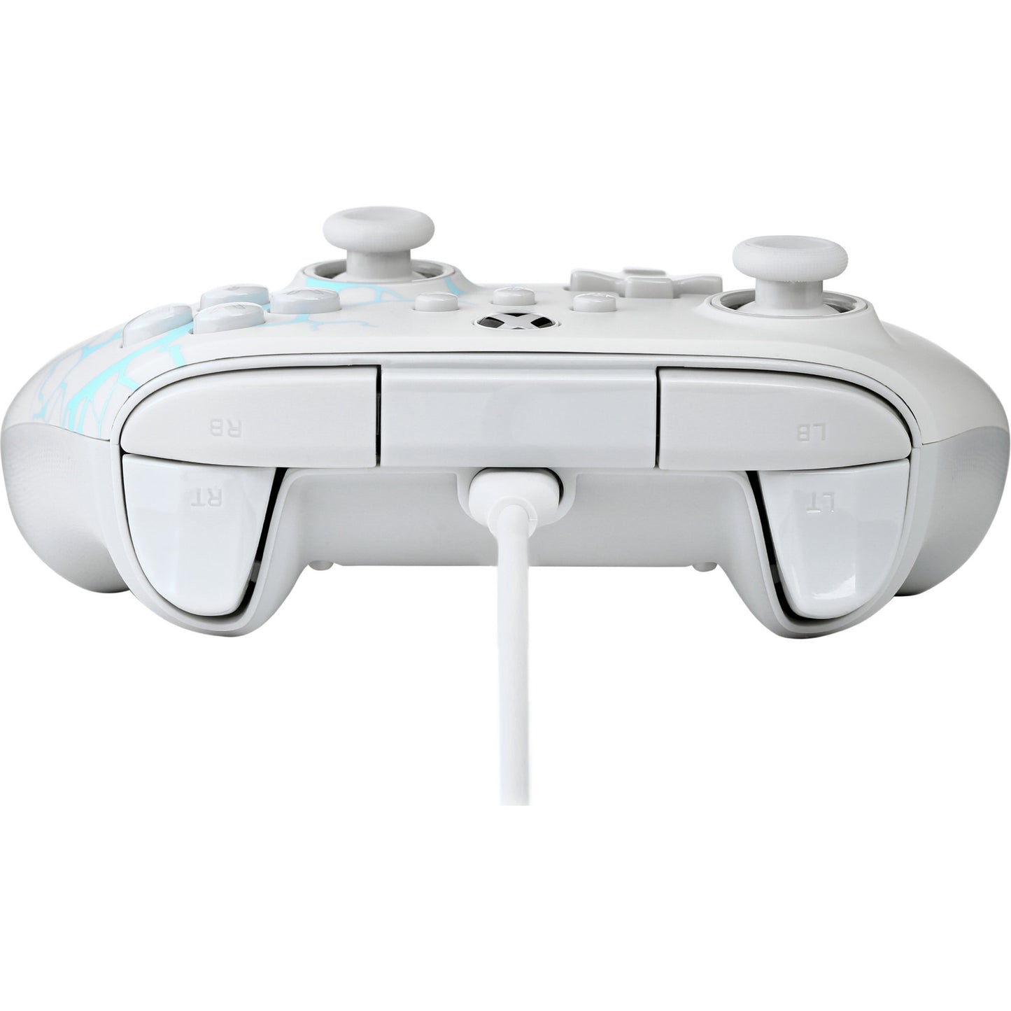 Controller Powera Advantage con cavo per xbox serie x|s - polar ice (bianco blu, xbox serie x|s, xbox one, PC)