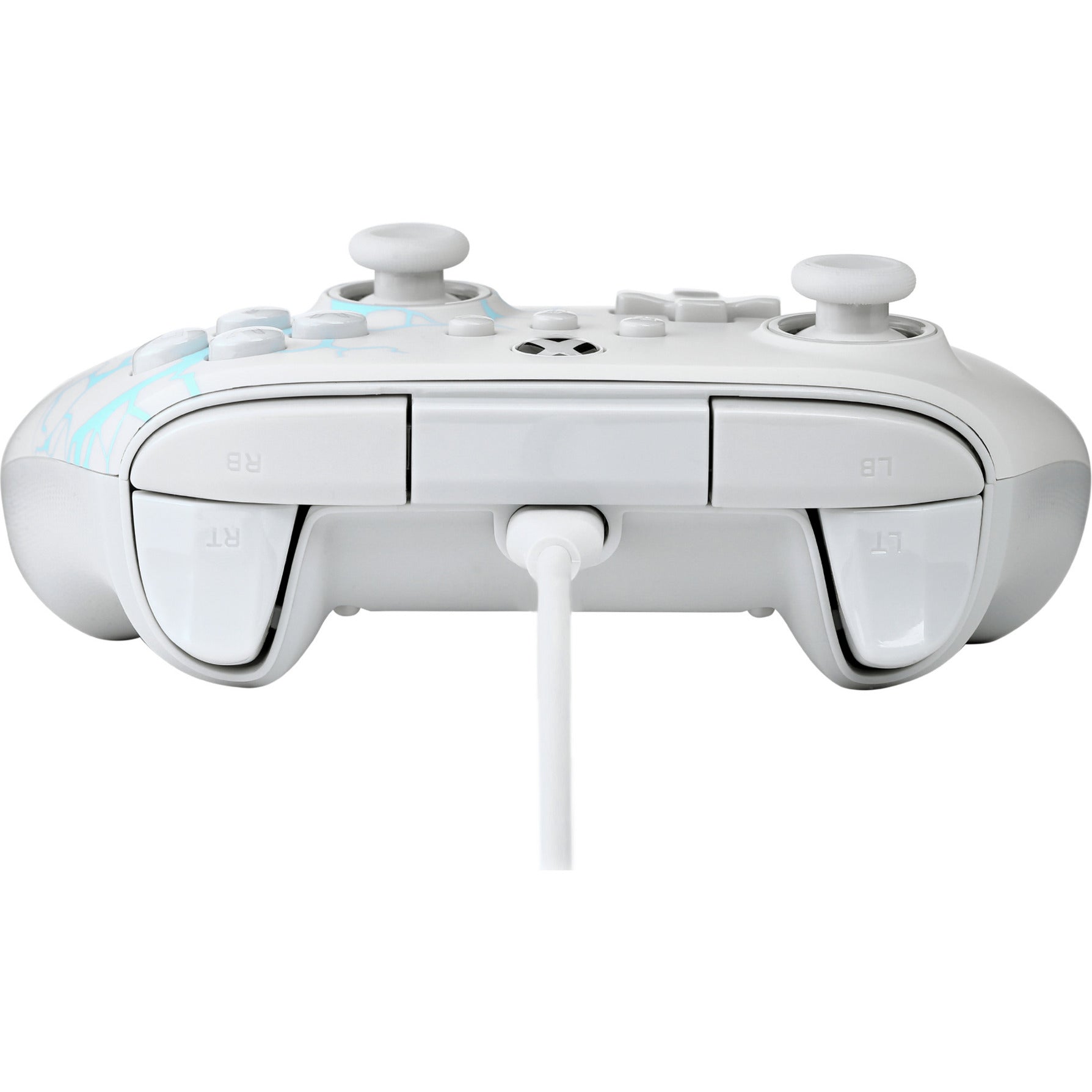 Controller Powera Advantage con cavo per xbox serie x|s - polar ice (bianco blu, xbox serie x|s, xbox one, PC)
