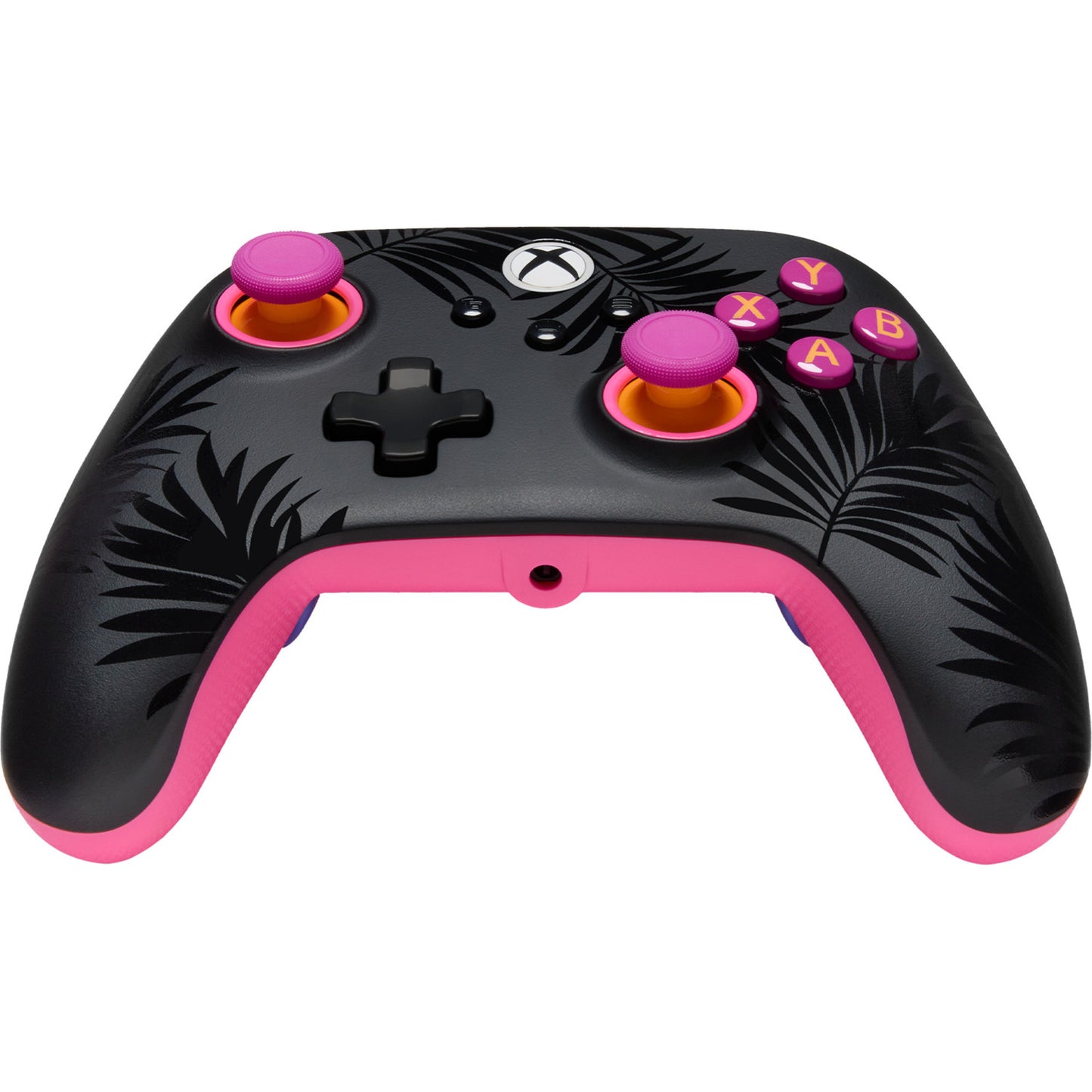 Vantaggio Powera plus controller cablato per xbox serie x|s - palme al chiaro di luna (rosa, xbox serie x|s, xbox one, PC)