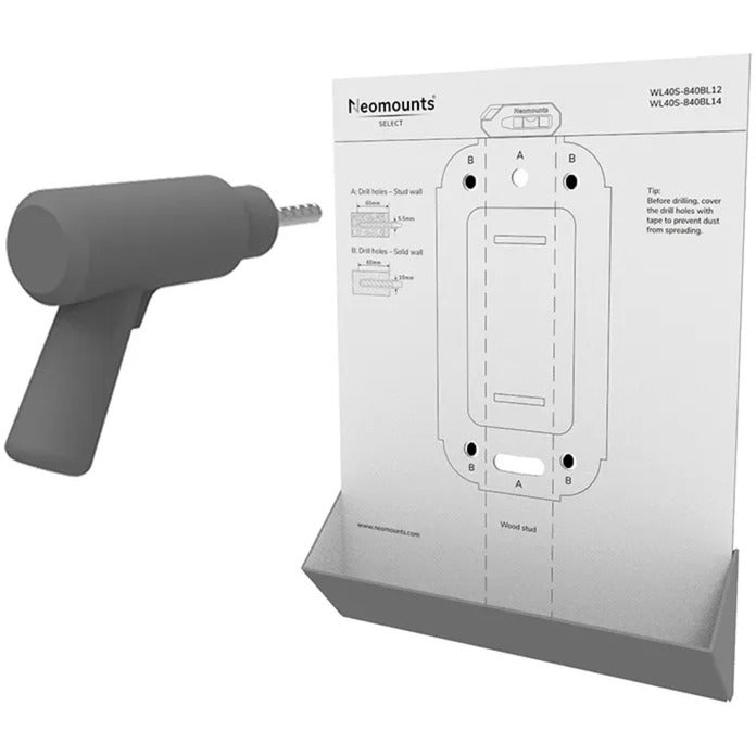 Neomounts por NewStar WL40S-840BL14 Seleccionar TV Wall Stont
