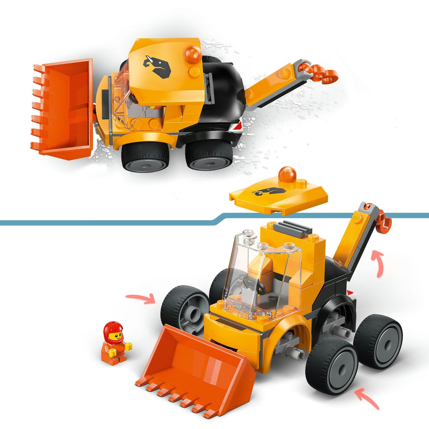 Lego city rides – construction loader - 60483