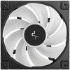 Ventiladores de caja Deepcool fd12 argb (negro, 3 piezas, 120 x 120 x 25 mm, pwm, 3 piezas, conector de ventilador pwm de 4 pines)