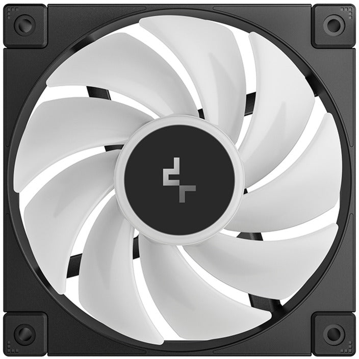 Ventiladores de caja Deepcool fd12 argb (negro, 3 piezas, 120 x 120 x 25 mm, pwm, 3 piezas, conector de ventilador pwm de 4 pines)