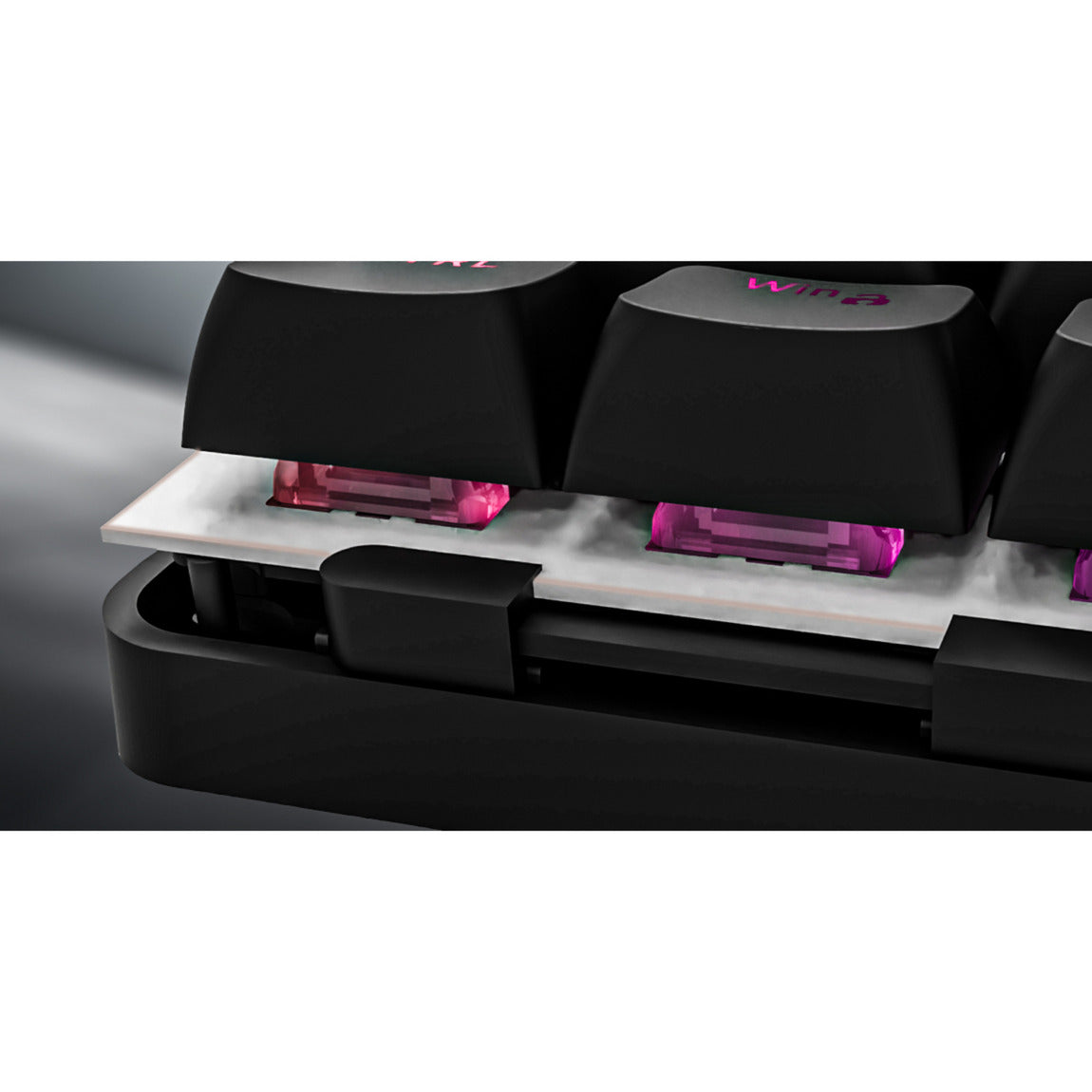 Hator rockfall 3 tkl inalámbrico, teclado para juegos (blanco, diseño estadounidense, hator aurum orange, rgb, teclas pbt, hotswap, bluetooth usb-c de 2,4 ghz)