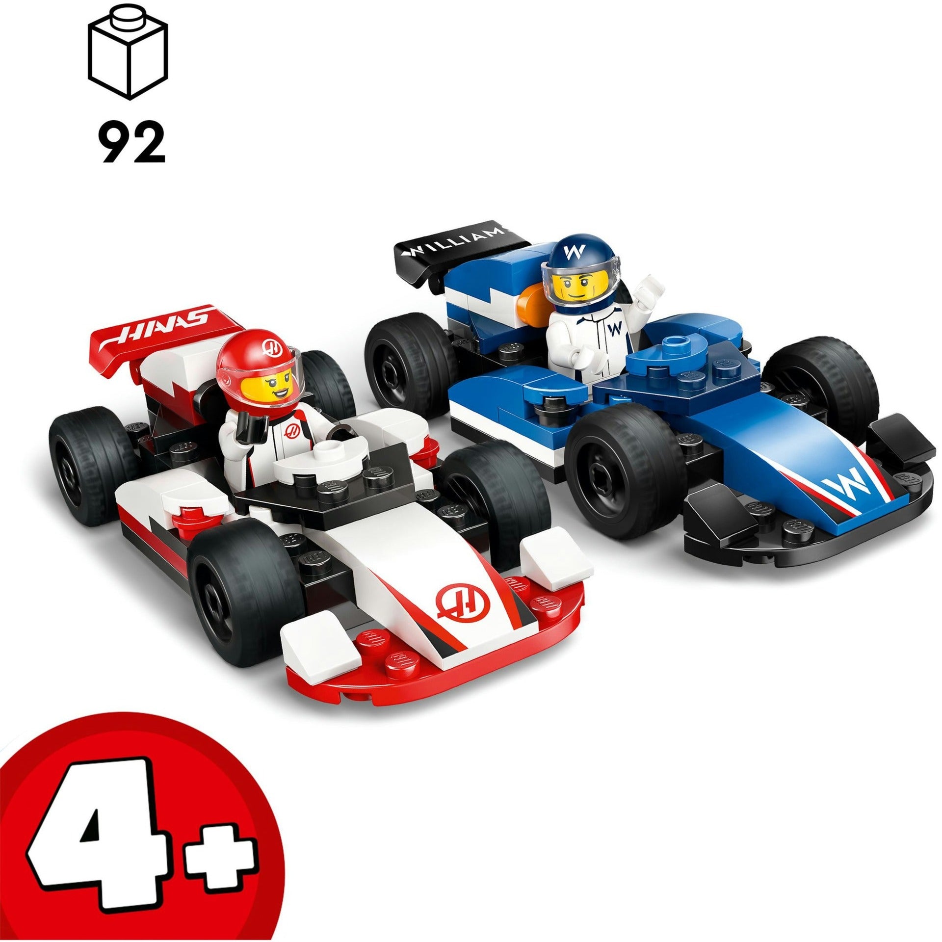 Lego Lego City 60464 F1 Williams Racing e Haas F1 Racing Cars