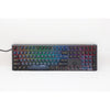 Ducky one 3 pro rgb mechanisch gaming toetsenbord (zwart, us lay-out (qwerty), cherry mx2a red, 100%, rgb led, double-shot pbt, quack mechanics, hot swap)