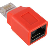Goobay adapter rj45 cat.5 crossover (rood) - afbeelding 2