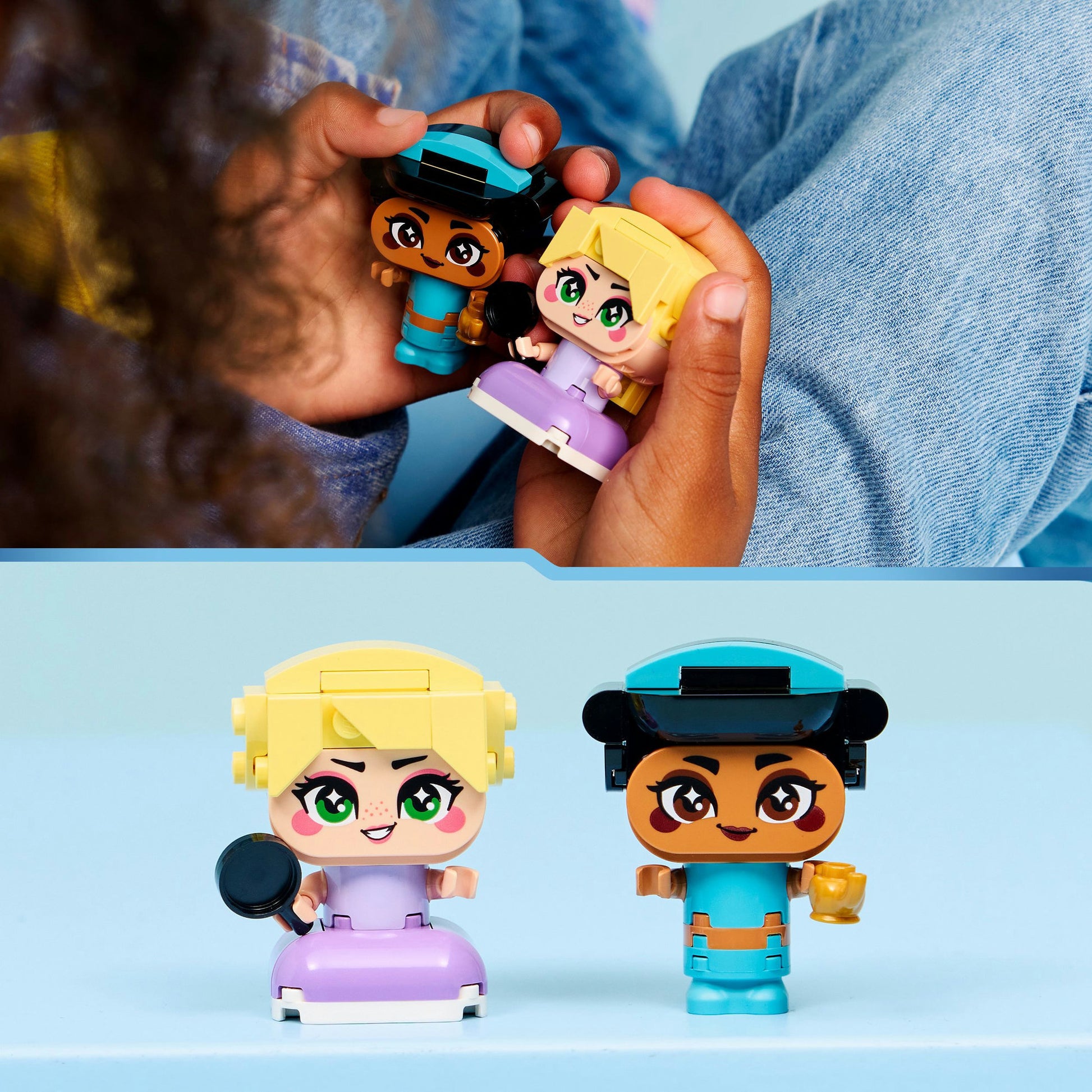 Lego princesas disney 43303 jazmín y rapunzel | 2 piezas