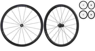 Juego de ruedas Shimano dura ace wh-r9200-tu 28 tubulares de carbono