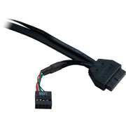 Inter-tech 2u-2129-n rack behuizing (zwart | 2x usb-a) - afbeelding 4