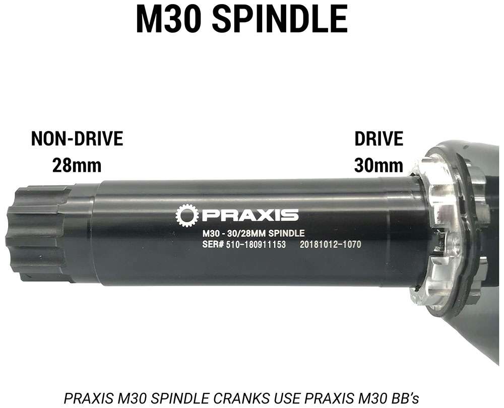 Praxis Trapas adapter M30 Road MTB 68-73mm