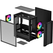 Deepcool cc360 argb mini tower behuizing (zwart | 2x usb-a | rgb | tempered glass) - afbeelding 12