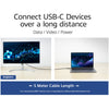 Act connectivity usb-c 3.2 gen2 active optical cable (aoc) aansluitkabel (grijs zwart, 5 meter)
