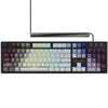 Lorgar azar 514, teclado para juegos (blanco, diseño estadounidense, logar dream, rgb)