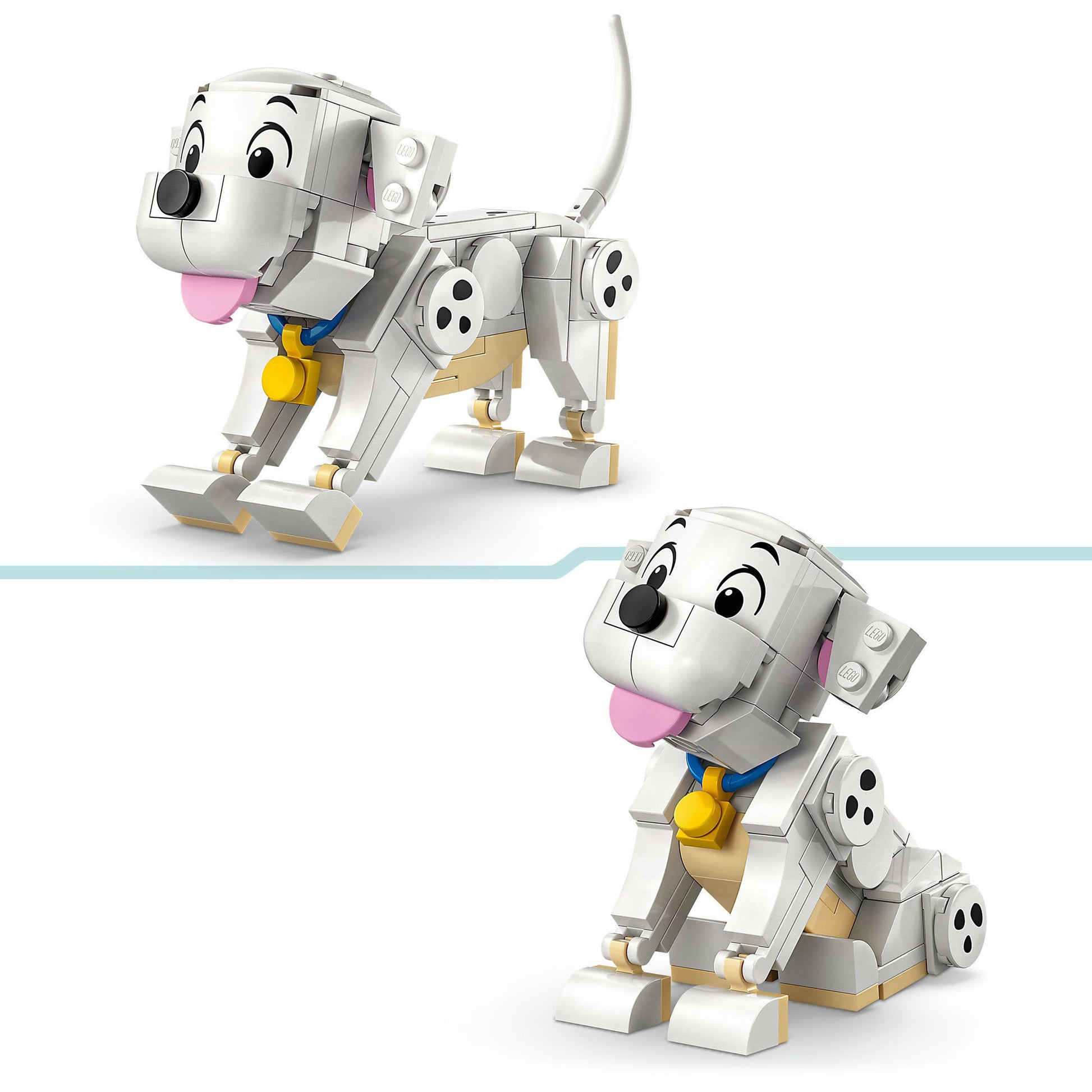 Disney LEGO 43271 Classic Lucky e Penny di 101 Dalmati