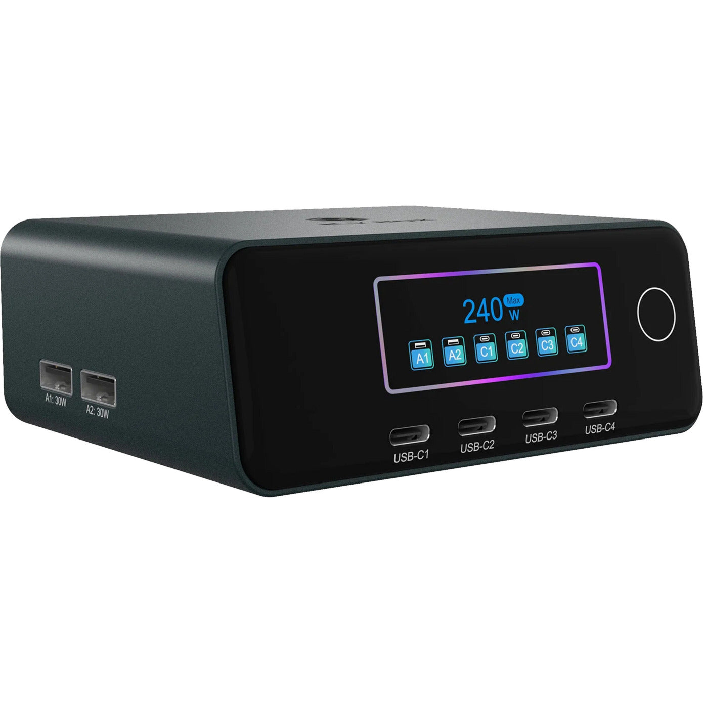 Icy box 240w gan (black)