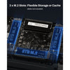 Terramaster f2-425 plus nas (bianco, 2x 5GBe, HDMI, USB)