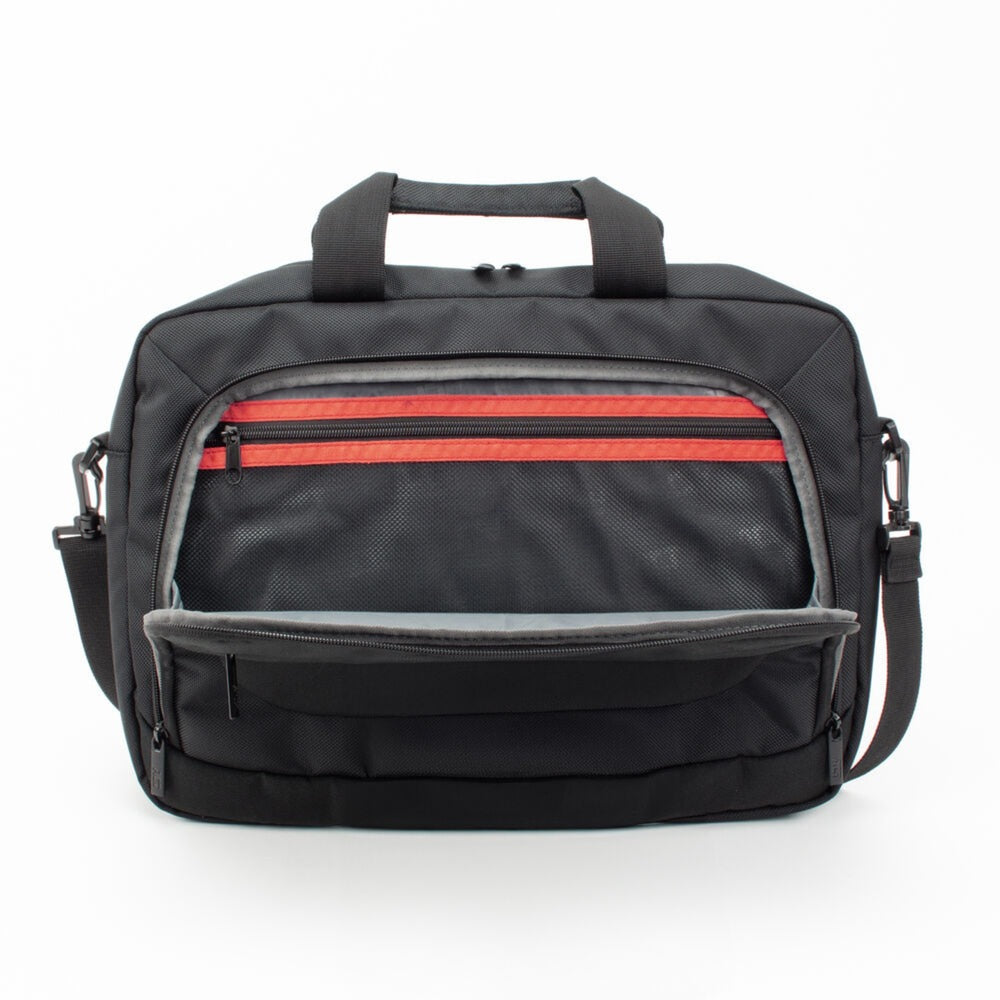 Act connectivity suburb schoudertas voor laptops tot 15,6 laptoptas (zwart)