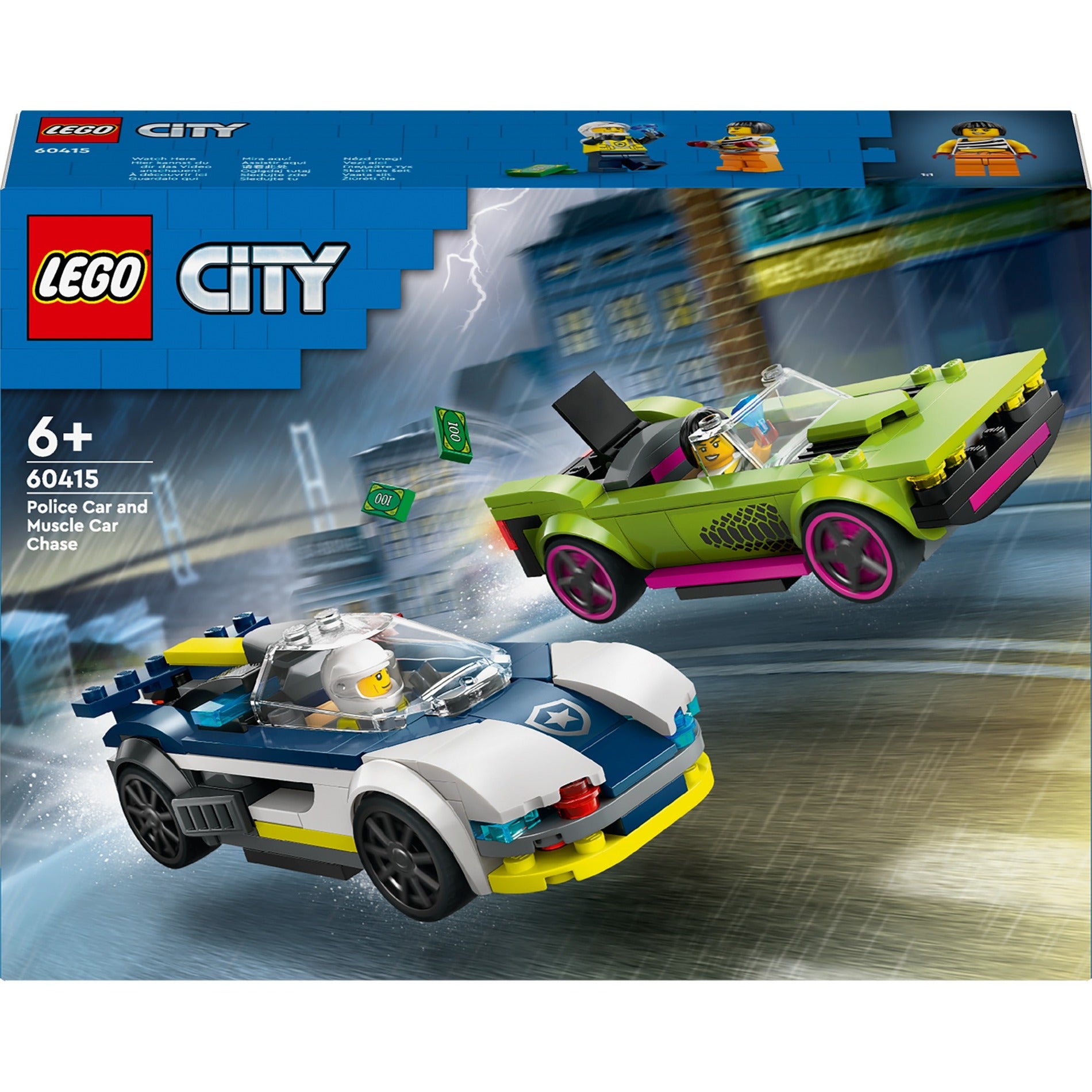 Lego LEGO City 60415 Auto della polizia e inseguimento di auto veloci