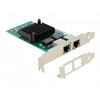 Delock PCI Express X1 Tarjeta 2 x RJ45 Gigabit Lan I350