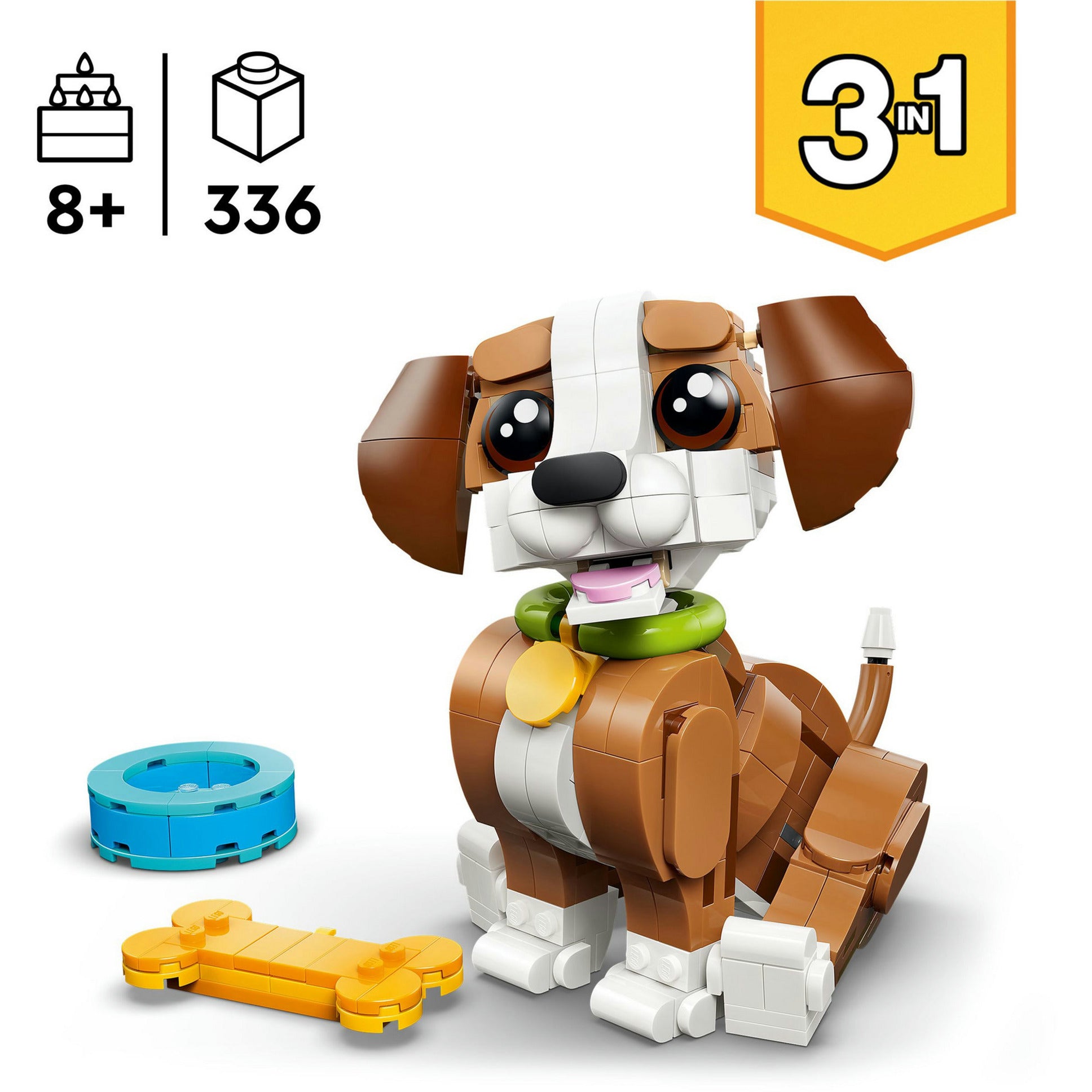 Lego creador 31382 lindo animal juguetón cachorro