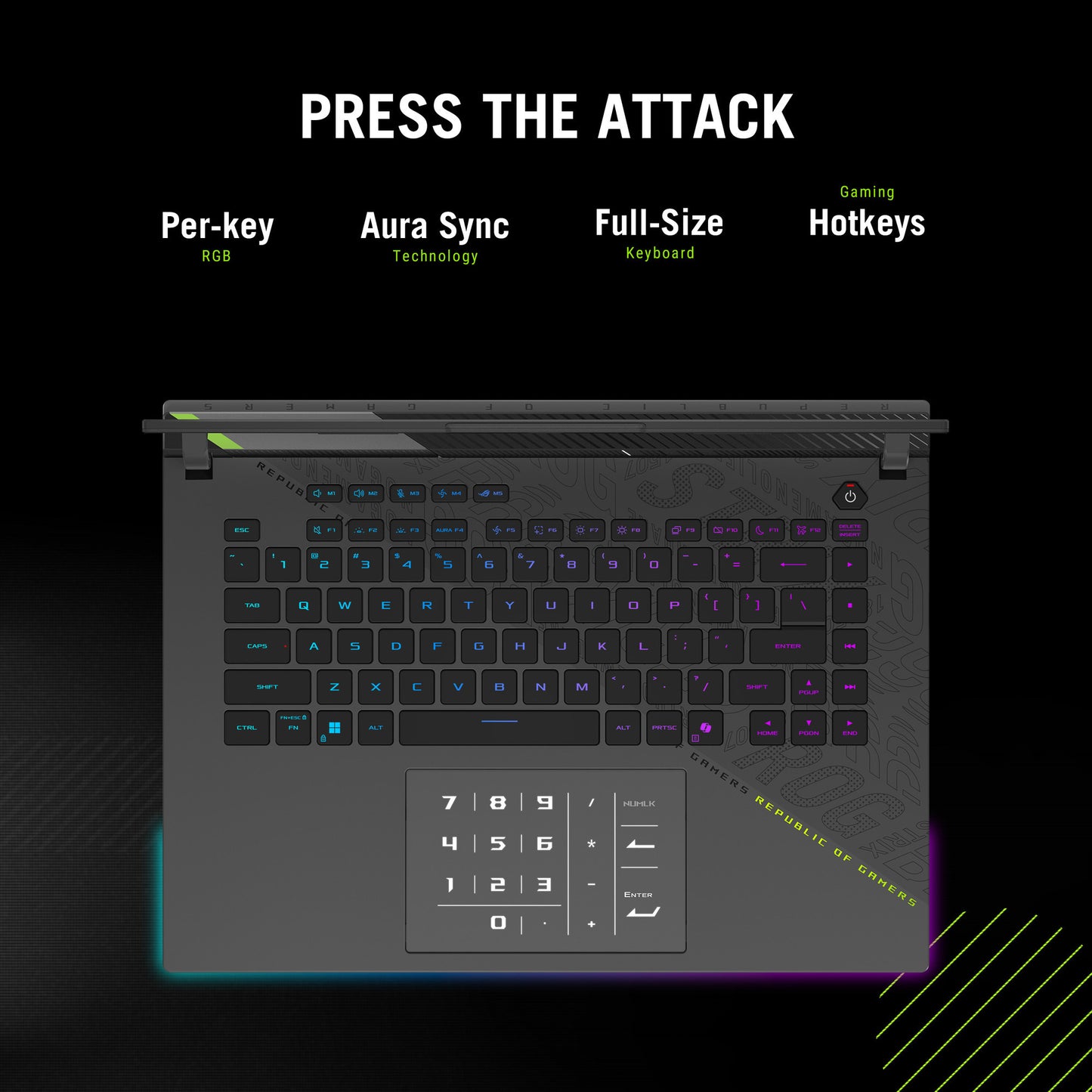Laptop da gioco Asus ROG Strix G16 G614PM-RV224W 16 (Grigio | R9 8940HX | RTX 5060 | 16 GB | SSD da 1 TB)