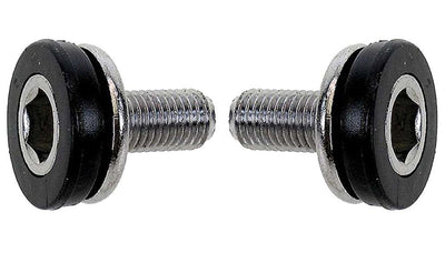 crankboutset M8 BAS15 per 2 stuks zwart zilver