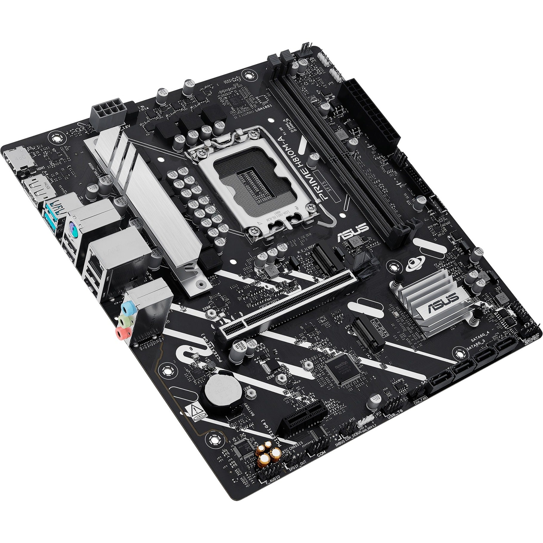 Asus prime h810m-a-csm socket 1851 moederbord (raid, gb-lan, sound, µatx)