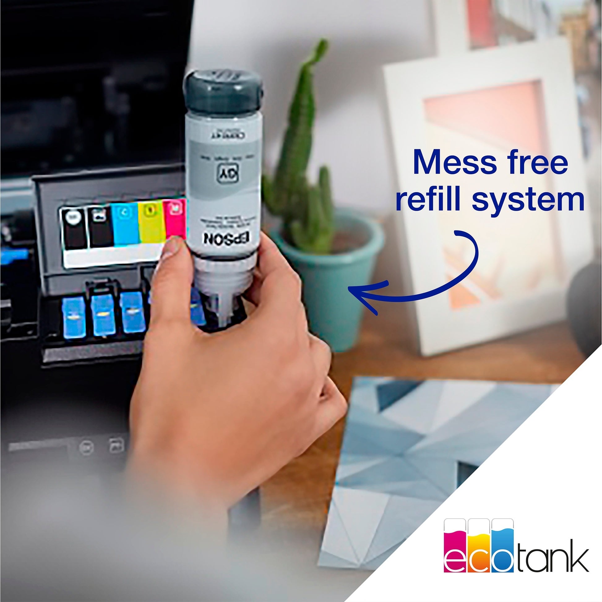 Stampante a getto d'inchiostro all-in-one Epson ecotank et-8550 (nero, USB, WLAN, scansione, copia)