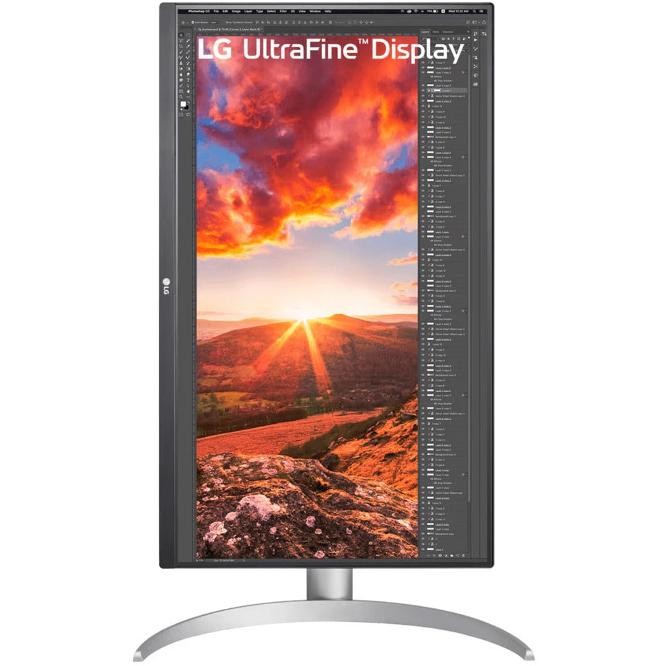 Monitor LG Ultrafine 27UP850K-W 27 4K UHD (argento nero, 2x HDMI, Display Port, 2x USB-A, USB-C)