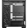 Deepcool cg580 4f v2 midi tower behuizing (zwart | 2x usb-a | 1x usb-c | rgb | tempered glass)