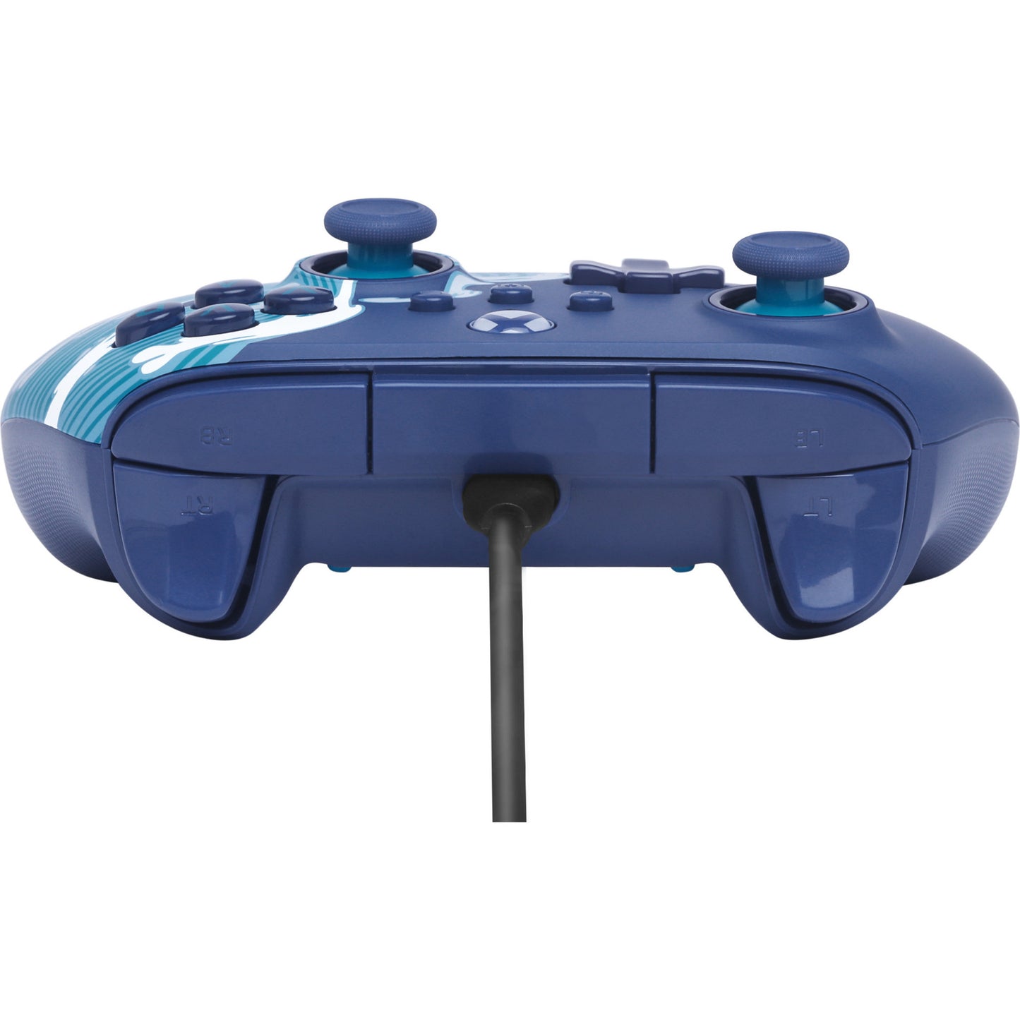 Controller Powera Advantage con cavo per xbox serie x|s - onda d'acqua (blu azzurro, xbox serie x|s, xbox one, PC)
