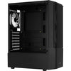 Aerocool quantum mesh v3 midi tower behuizing (zwart grijs | 3x usb-a | rgb | window)