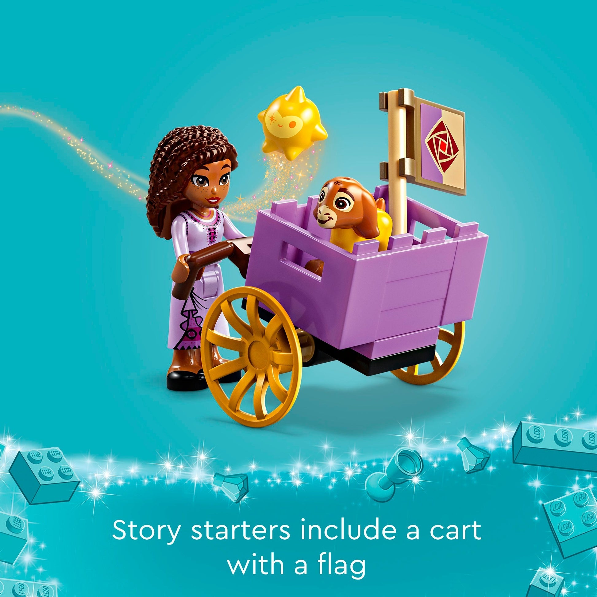 Lego Disney - Asha in the City Rosas giocattoli da costruzione (43223)