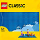Piatto di edificio blu lego 11025