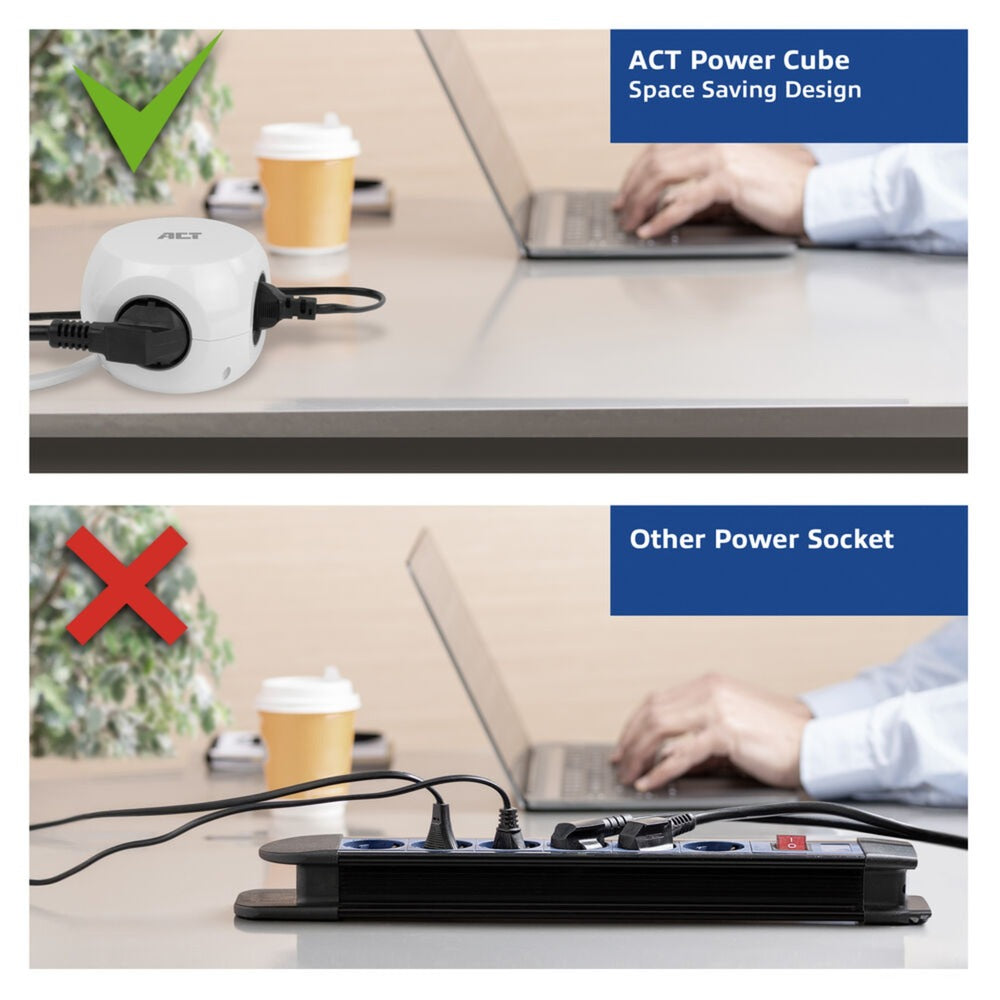 Act Connectivity Prese Kubus con 3 prese, 30W D