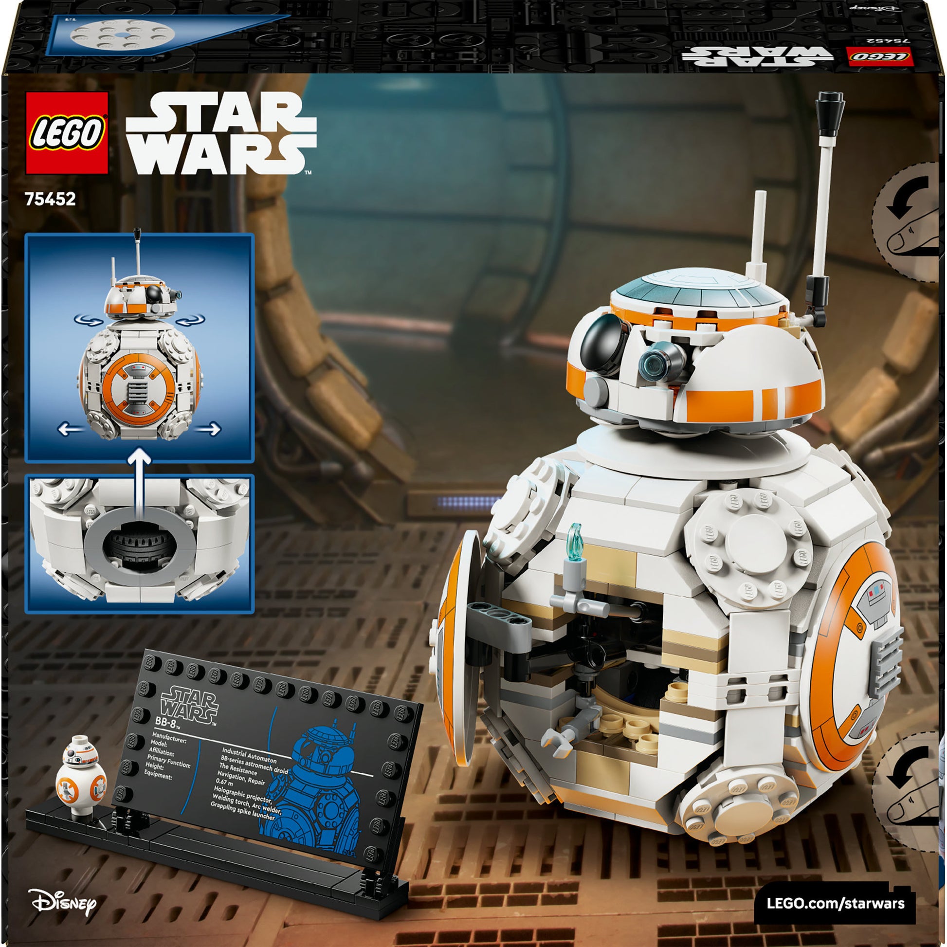 Lego 75452 star wars droide astromecánico bb-8™