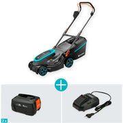 Gardena powermax 37 36v p4a ready-to-use - accu grasmaaier - 37 cm - incl. 2 accu?s - afbeelding 2