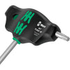 Wera 454 10 hf set imperial 1 stiftsleutelset t-greep hex-plus (zwart groen, met vasthoudfunctie, duims, 10-delig)