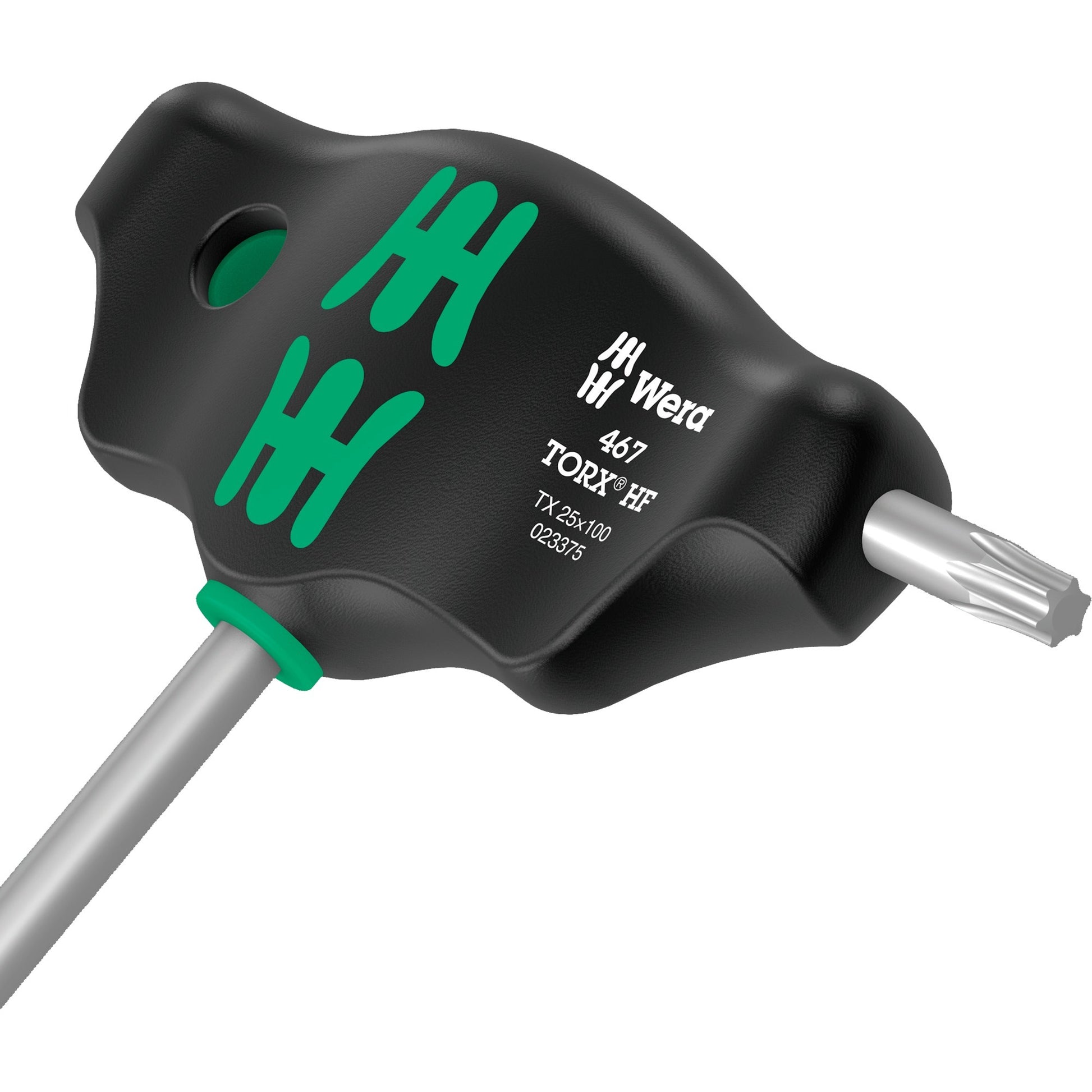 Wera 454 10 hf set imperial 1 stiftsleutelset t-greep hex-plus (zwart groen, met vasthoudfunctie, duims, 10-delig)