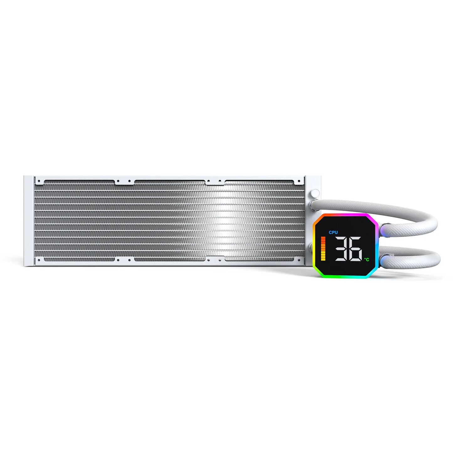 Montech hyperflow digital 360 raffreddamento ad acqua (bianco)