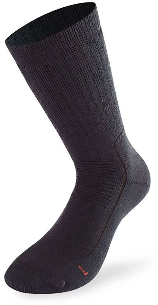 Lenz Walking Sock Trekking 6.0 Merino Wool Polyacril Black Size 35-38
