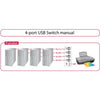 Delock Switch USB 2.0 4 Manuale di porta