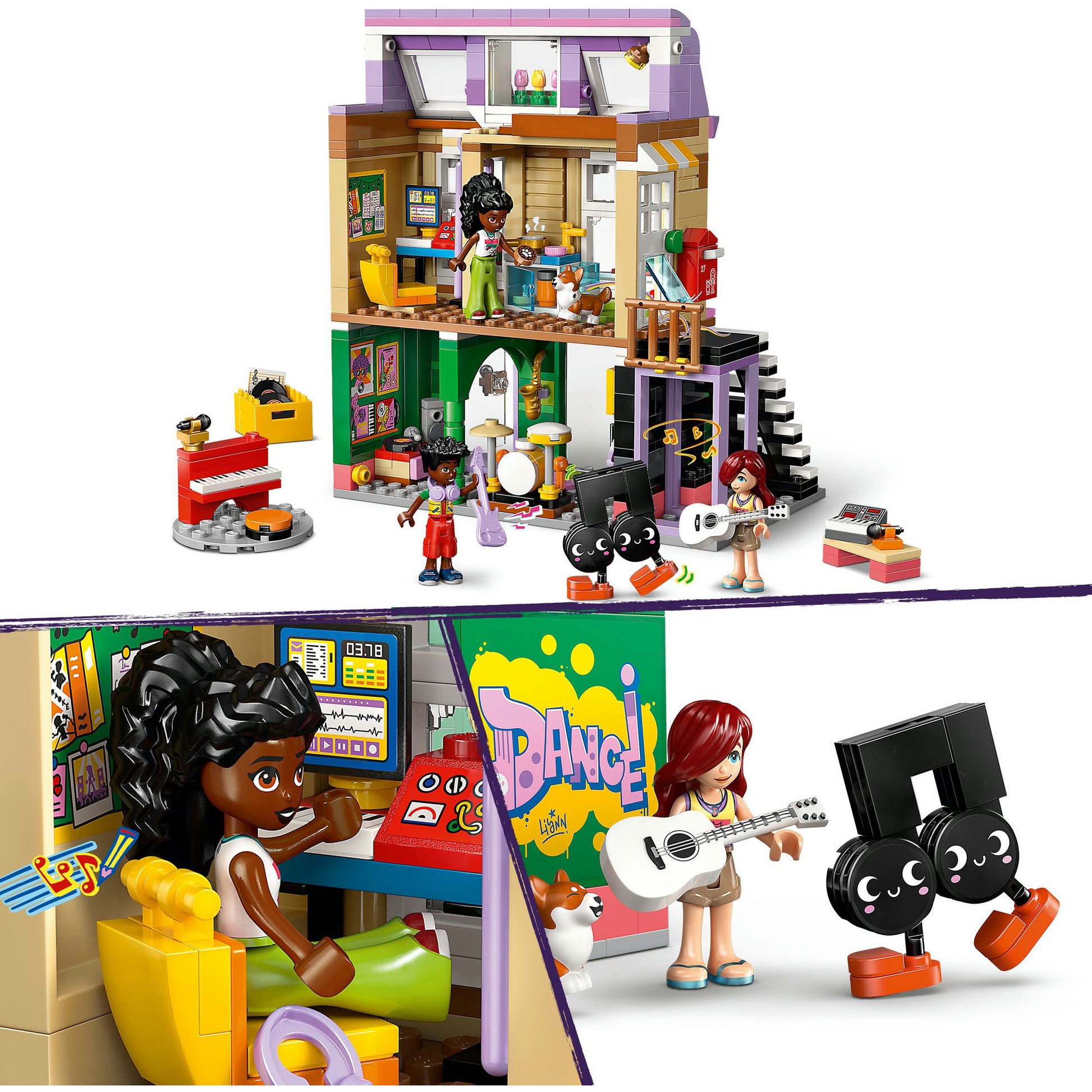 LEGO 42653 Amigos de música y apartamento